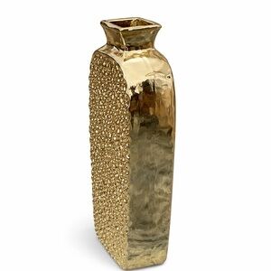 Elegant Gold Textured Vase